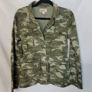 Arizona Jean Company Olive Camo Utility Jacket